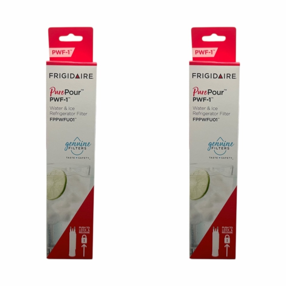 Frigidaire FPPWFU01 PurePour PWF-1 Water Filter Replacement‎ Lot of 2